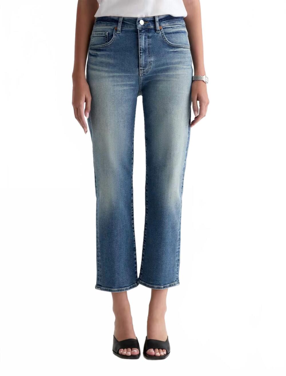 NEW AG JEANS women's brinley crop jean in 15 years bouquet